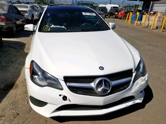 WDDKJ6FB6FF304558 - 2015 MERCEDES-BENZ E 400 WHITE photo 9