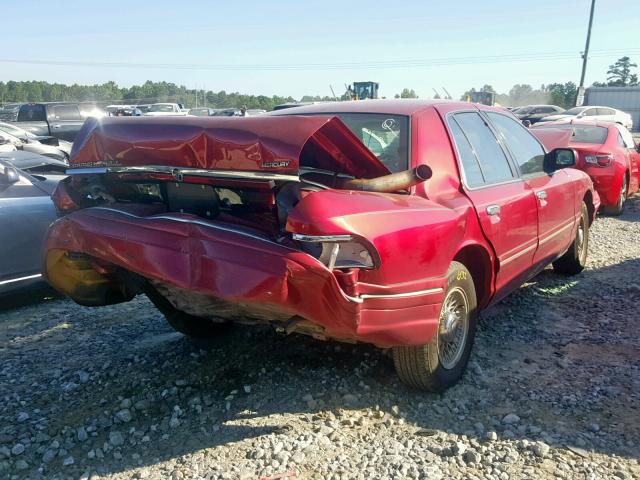 2MELM75W0VX628414 - 1997 MERCURY GRAND MARQ RED photo 4