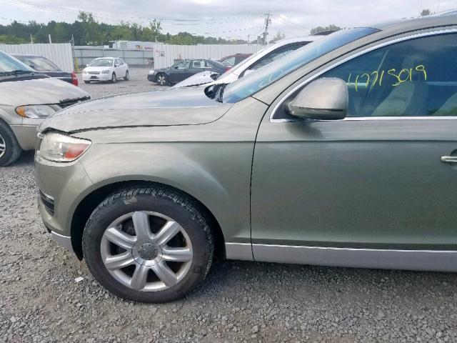 WA1AV74L47D010353 - 2007 AUDI Q7 4.2 QUA GREEN photo 9