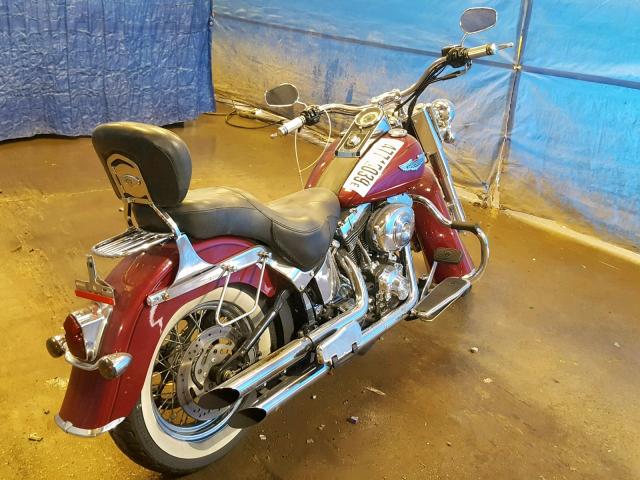 1HD1JDB186Y055075 - 2006 HARLEY-DAVIDSON FLSTNI RED photo 4