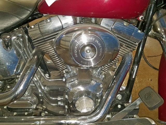 1HD1JDB186Y055075 - 2006 HARLEY-DAVIDSON FLSTNI RED photo 7