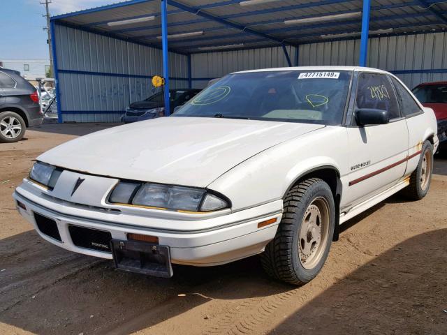 1G2WP14W2JF215294 - 1988 PONTIAC GRAND PRIX WHITE photo 2