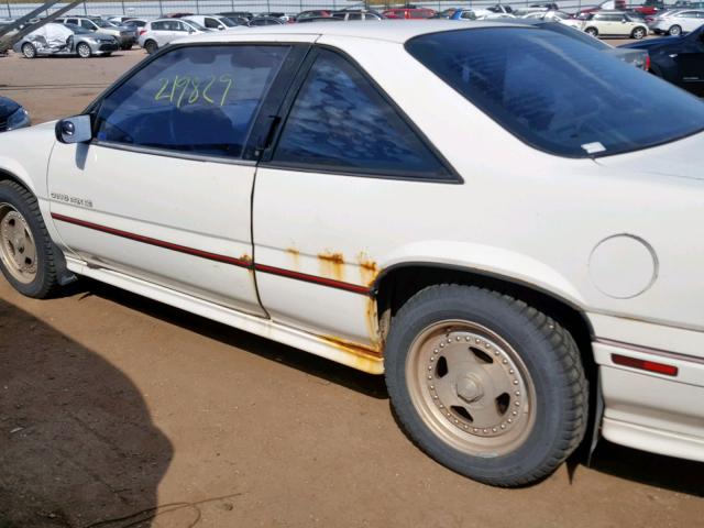 1G2WP14W2JF215294 - 1988 PONTIAC GRAND PRIX WHITE photo 9
