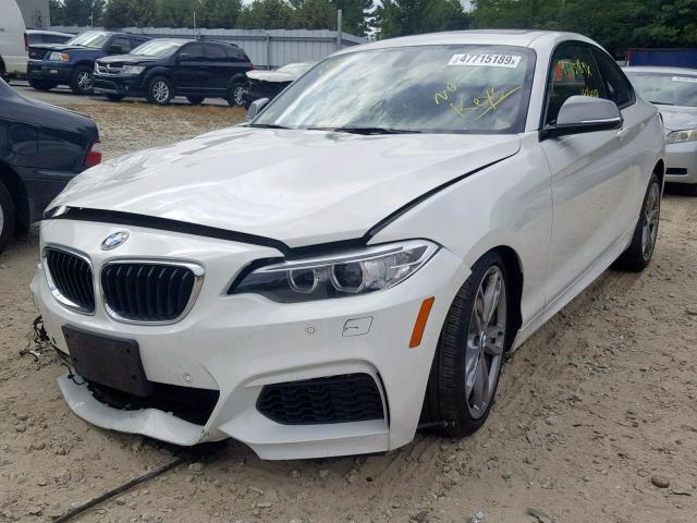 WBA1J9C56GV696161 - 2016 BMW M235XI WHITE photo 2