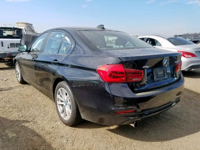 WBA8E5G31HNU42900 - 2017 BMW 320 XI BLACK photo 3