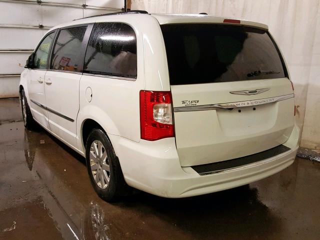 2C4RC1BG0DR736964 - 2013 CHRYSLER TOWN & COU WHITE photo 3