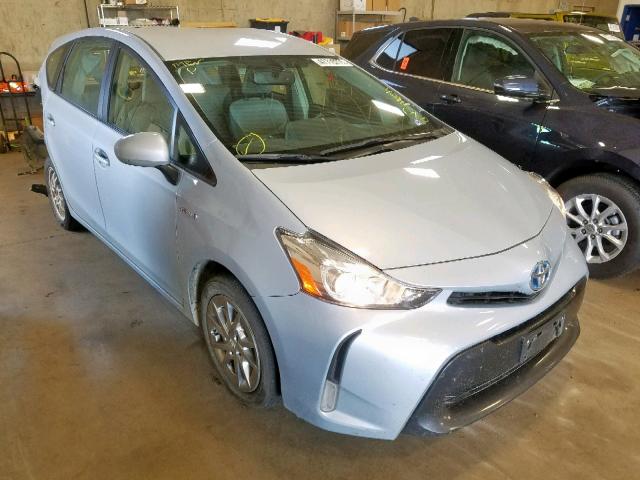 JTDZN3EUXFJ027957 - 2015 TOYOTA PRIUS V SILVER photo 1