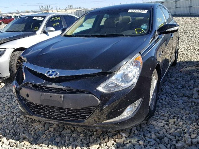 KMHEC4A43BA001500 - 2011 HYUNDAI SONATA HYB BLACK photo 2