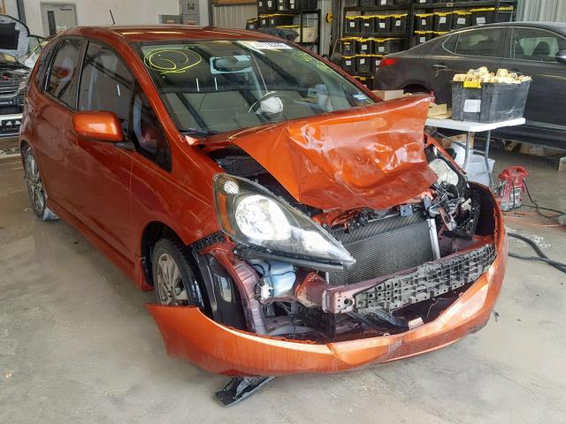 JHMGE8G56CC009092 - 2012 HONDA FIT SPORT ORANGE photo 1