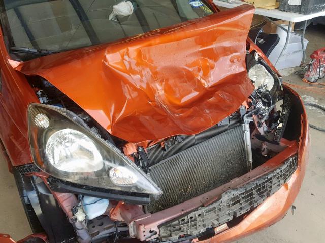 JHMGE8G56CC009092 - 2012 HONDA FIT SPORT ORANGE photo 9