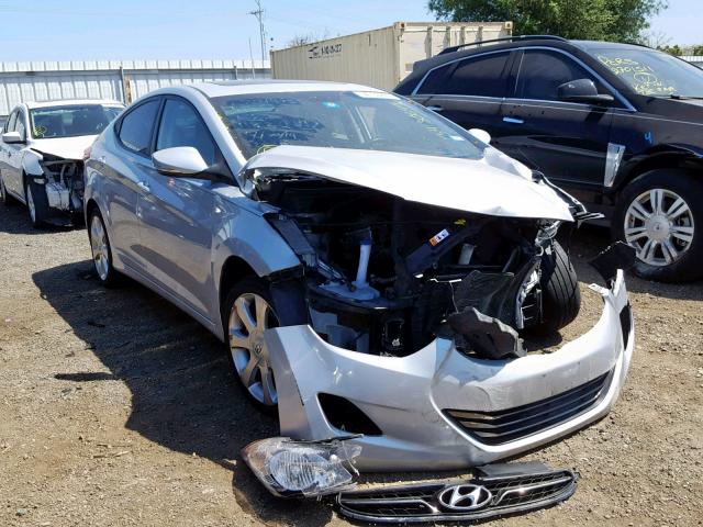 KMHDH4AEXCU408980 - 2012 HYUNDAI ELANTRA GL GRAY photo 1