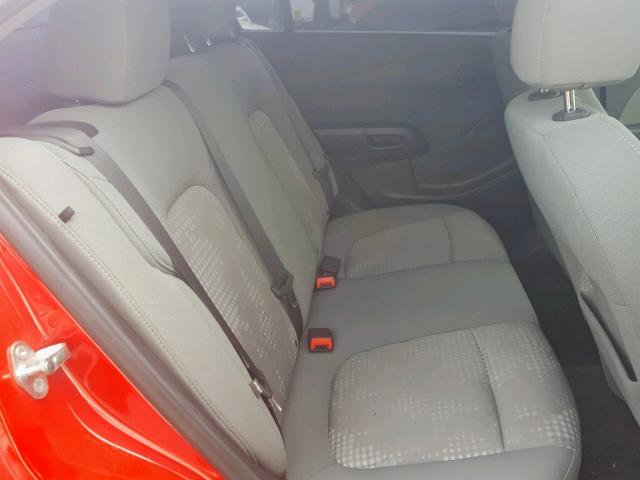 1G1JA5SH9F4142908 - 2015 CHEVROLET SONIC LS RED photo 6