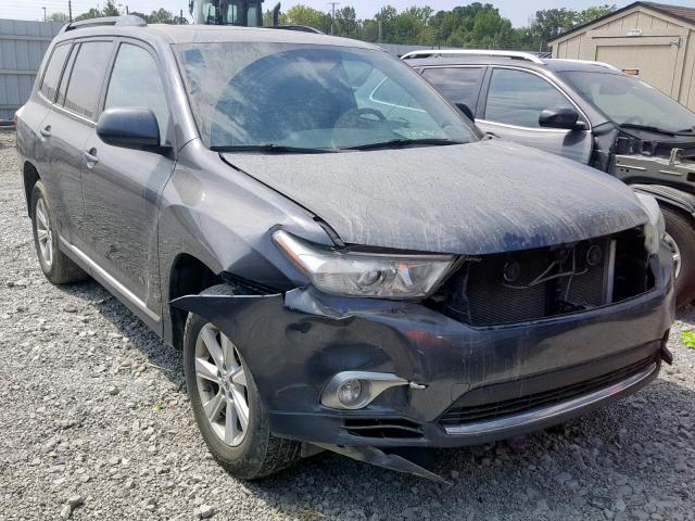 5TDBK3EH3CS169904 - 2012 TOYOTA HIGHLANDER GRAY photo 1