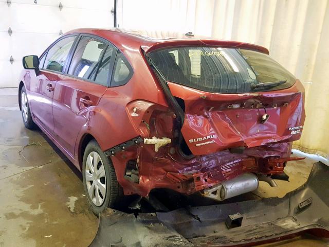 JF1GPAA62E8224162 - 2014 SUBARU IMPREZA MAROON photo 3