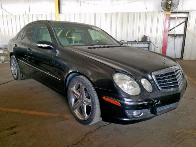 WDBUF72X77B047803 - 2007 MERCEDES-BENZ E 550 BLACK photo 1