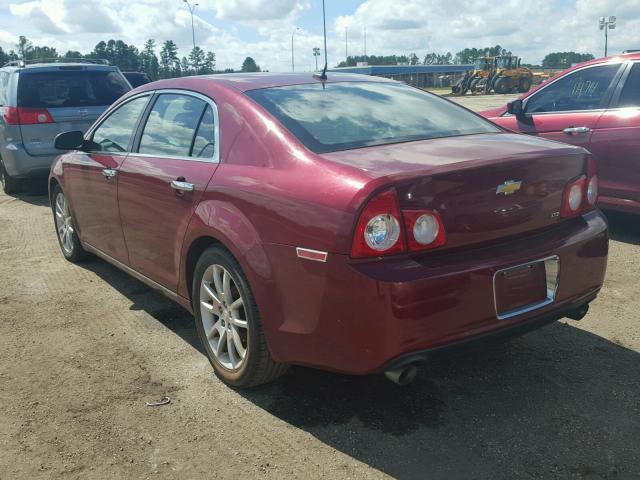 1G1ZK57719F120796 - 2009 CHEVROLET MALIBU LTZ ბურგუნდია ფოტო 3
