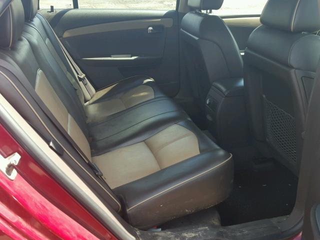 1G1ZK57719F120796 - 2009 CHEVROLET MALIBU LTZ ბურგუნდია ფოტო 6