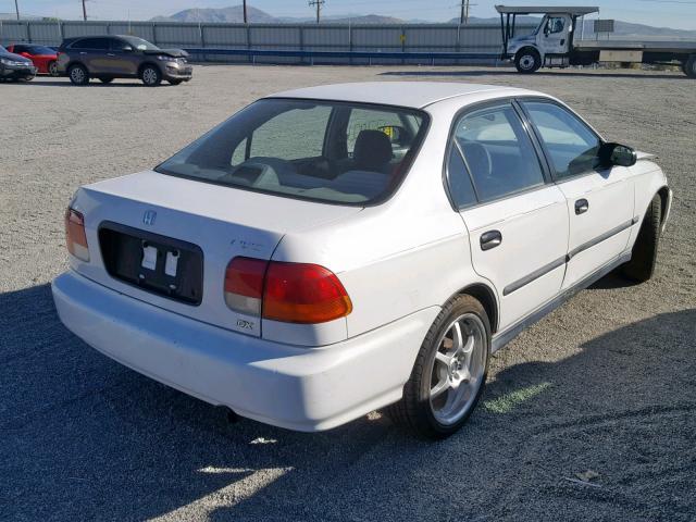 2HGEJ6626TH500762 - 1996 HONDA CIVIC DX WHITE photo 4