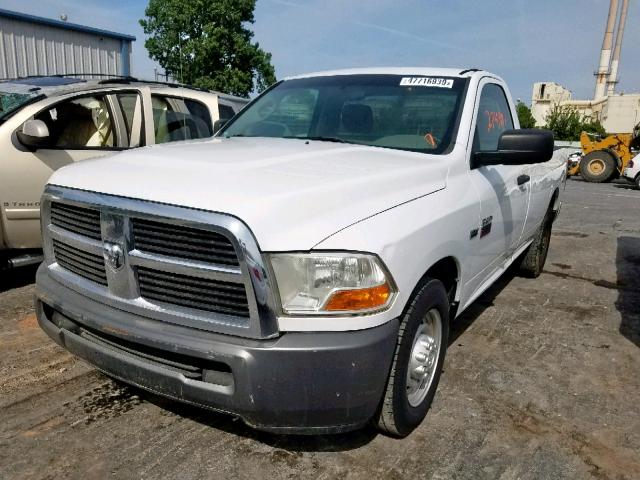 3D7LP2ET6BG580575 - 2011 DODGE RAM 2500 WHITE photo 2