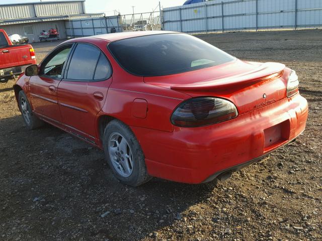 1G2WP52K32F257594 - 2002 PONTIAC GRAND PRIX RED photo 3