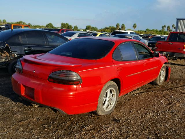 1G2WP52K32F257594 - 2002 PONTIAC GRAND PRIX RED photo 4
