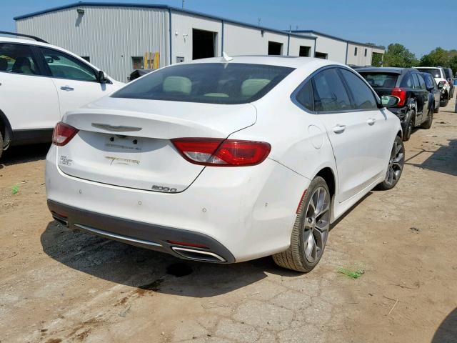 1C3CCCCGXFN542950 - 2015 CHRYSLER 200 C WHITE photo 4