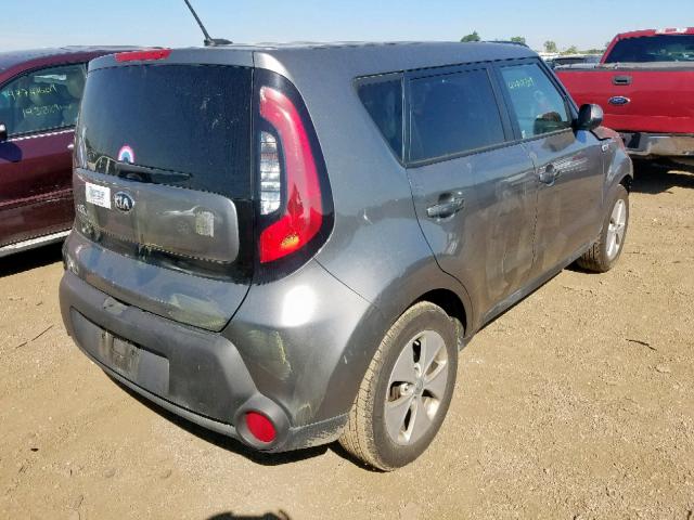 KNDJN2A20G7294499 - 2016 KIA SOUL GRAY photo 4