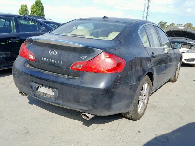 JNKCV61E59M310080 - 2009 INFINITI G37 BASE BLACK photo 4