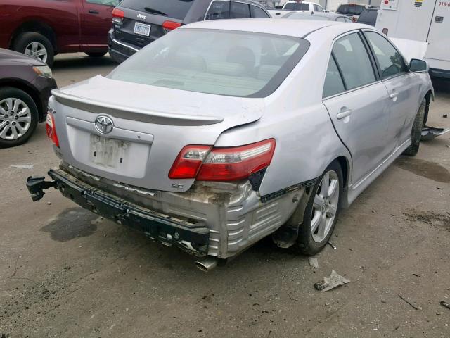 4T1BK46K59U578003 - 2009 TOYOTA CAMRY SE SILVER photo 4