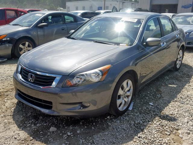 1HGCP36868A019683 - 2008 HONDA ACCORD EXL GRAY photo 2