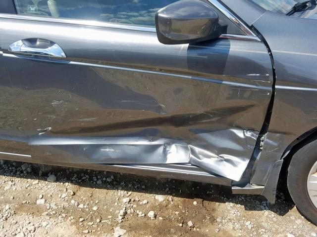 1HGCP36868A019683 - 2008 HONDA ACCORD EXL GRAY photo 9