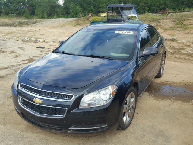 1G1ZC5E06AF306860 - 2010 CHEVROLET MALIBU 1LT BLACK photo 2
