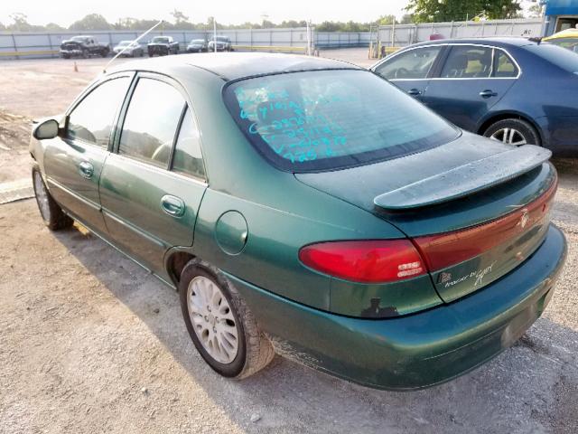 1MEFM13P1XW610878 - 1999 MERCURY TRACER LS GREEN photo 3