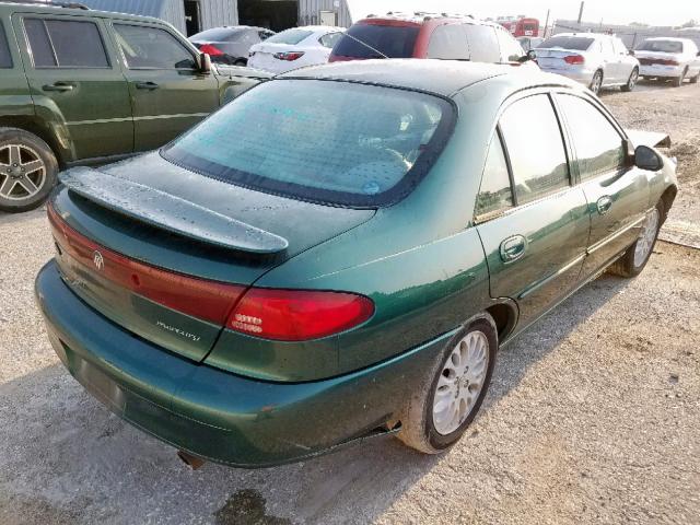 1MEFM13P1XW610878 - 1999 MERCURY TRACER LS GREEN photo 4