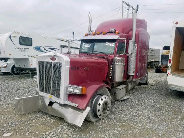 1XP5DB9X25D869915 - 2005 PETERBILT 379 MAROON photo 2