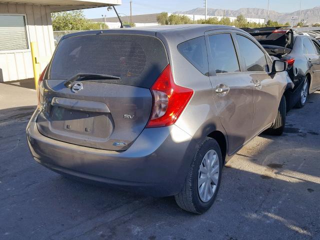 3N1CE2CP1GL357805 - 2016 NISSAN VERSA NOTE GRAY photo 4