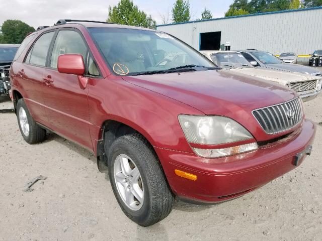 JT6HF10U0X0004111 - 1999 LEXUS RX 300 RED photo 1