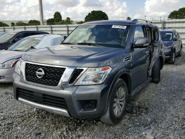 JN8AY2NC2H9507506 - 2017 NISSAN ARMADA SV GRAY photo 2