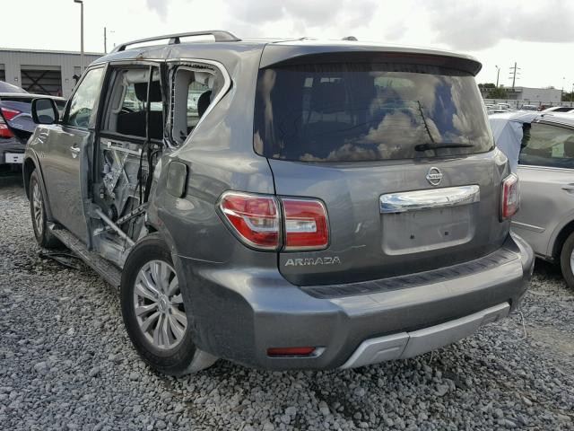 JN8AY2NC2H9507506 - 2017 NISSAN ARMADA SV GRAY photo 3