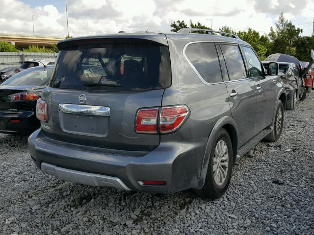 JN8AY2NC2H9507506 - 2017 NISSAN ARMADA SV GRAY photo 4