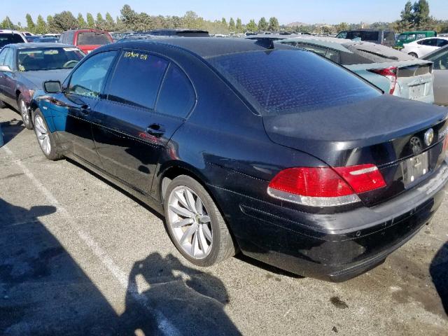 WBAHN83557DT72329 - 2007 BMW 750 BLACK photo 3