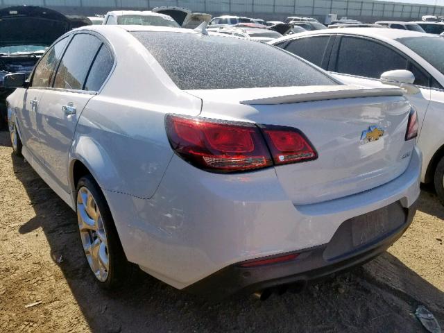 6G3F15RW0EL953926 - 2014 CHEVROLET SS WHITE photo 3