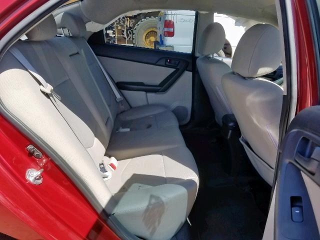 KNAFU4A27B5402204 - 2011 KIA FORTE EX RED photo 6