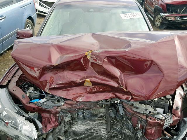 1HGCR2F8XDA261813 - 2013 HONDA ACCORD EXL RED photo 7