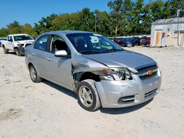 KL1TD5DE8BB131244 - 2011 CHEVROLET AVEO LS SILVER photo 1