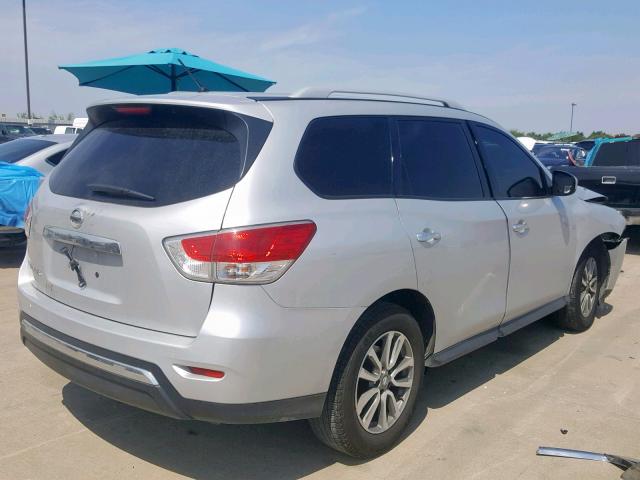 5N1AR2MN0GC617060 - 2016 NISSAN PATHFINDER SILVER photo 4