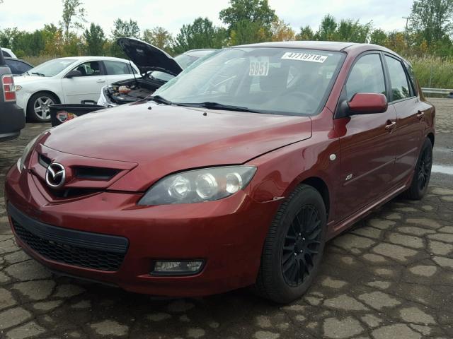 JM1BK343291210292 - 2009 MAZDA 3 S RED photo 2