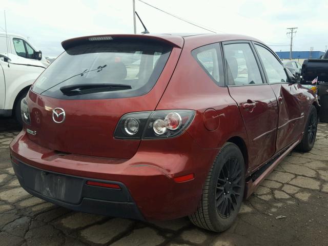 JM1BK343291210292 - 2009 MAZDA 3 S RED photo 4