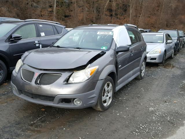 5Y2SL65828Z413367 - 2008 PONTIAC VIBE GRAY photo 2