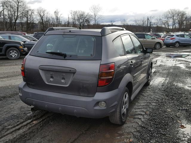 5Y2SL65828Z413367 - 2008 PONTIAC VIBE GRAY photo 4